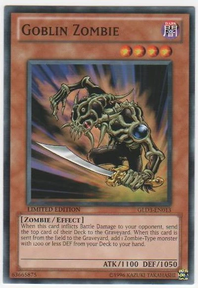 Goblin Zombie - GLD3-EN013 - Common - Limited Edition