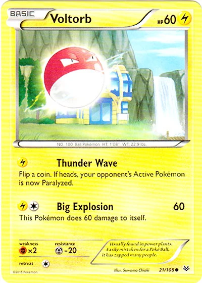 Voltorb - 21/108 - Common