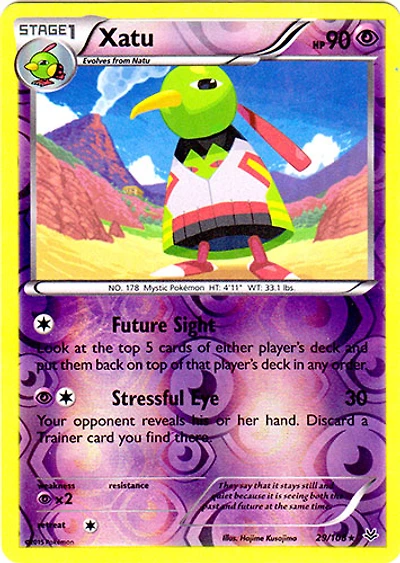 Xatu - 29/108 - Rare - Reverse Holo