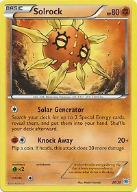 Solrock - 26/30 - XY Trainer Kit (Latios)