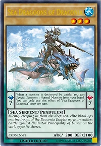Sea Dragoons of Draconia - CROS-ENSP1 - Ultra Rare - Limited Edition
