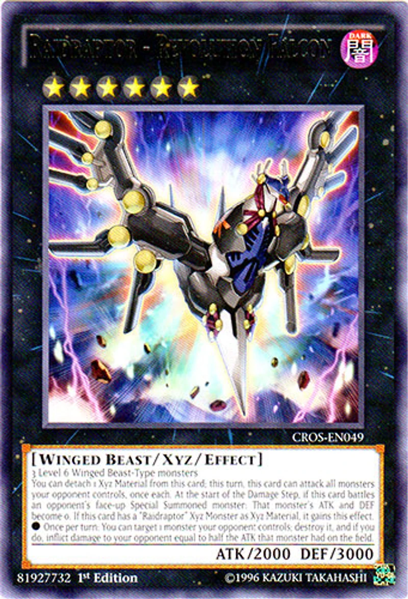 Raidraptor - Revolution Falcon CROS-EN049 Rare 1st Edition