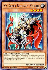 XX-Saber Boggart Knight - SP15-EN006 - Common - 1st Edition
