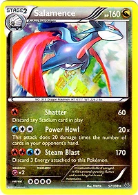 Salamence - 57/108 - Non-Holo Aurora Blast Theme Deck Exclusive