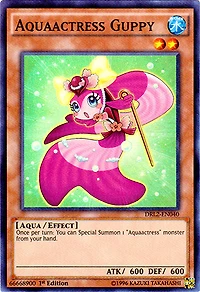 Aquaactress Guppy - DRL2-EN040 - Super Rare - 1st Edition