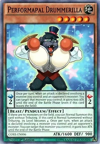 Performapal Drummerilla - CORE-EN006 - Common - 1st Edition