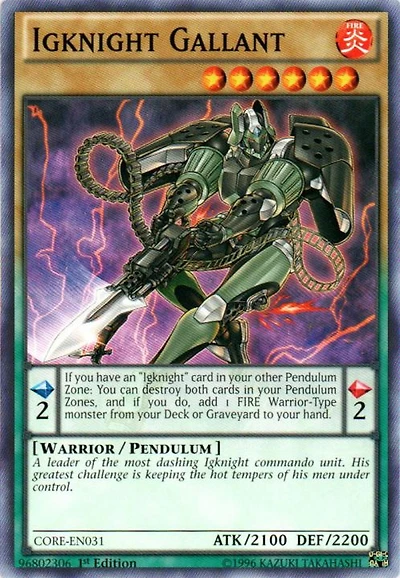 Igknight Gallant - CORE-EN031 - Common - 1st Edition