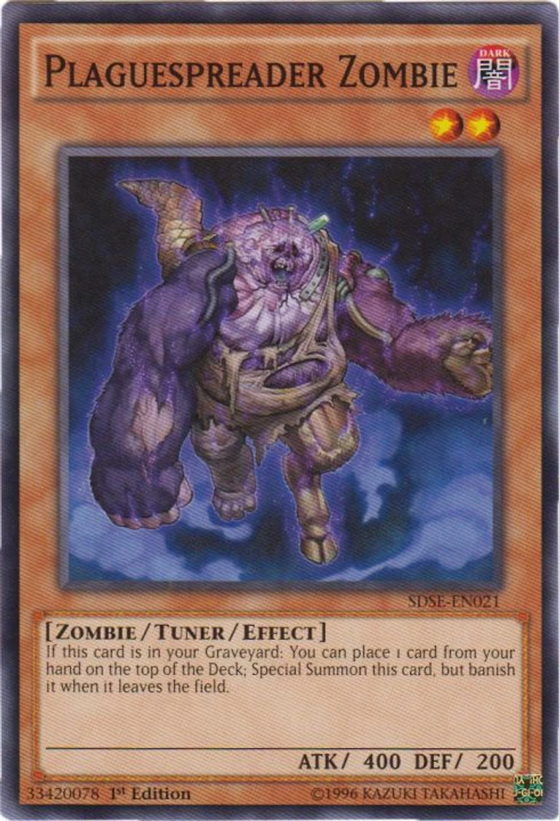 Plaguespreader Zombie - SDSE-EN021 - Common - 1st Edition