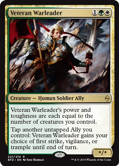 Veteran Warleader - Foil