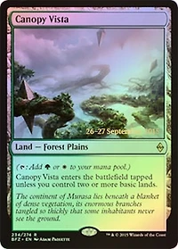 Canopy Vista - Foil - Prerelease Promo