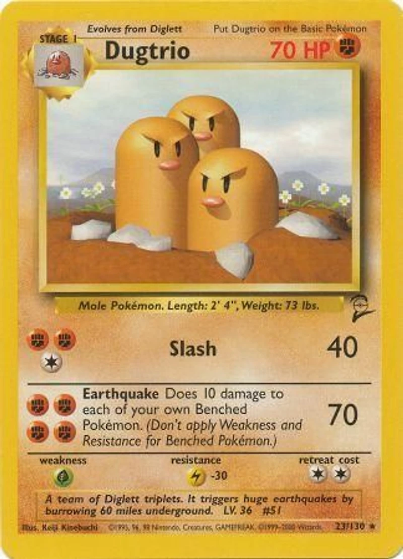 Dugtrio - 23/130 Rare Unlimited Edition