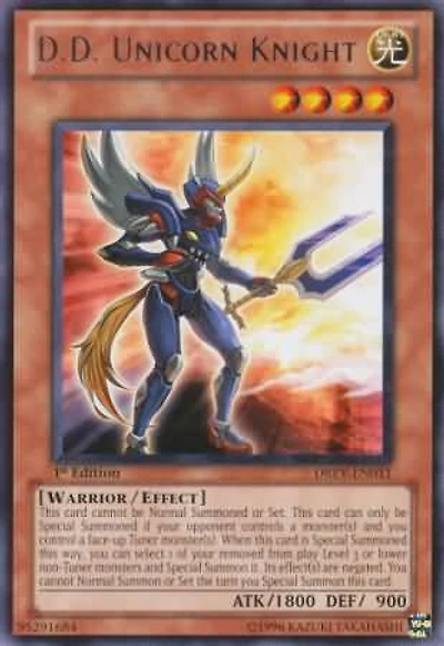 D.D. Unicorn Knight - DREV-EN011 - Rare - 1st Edition