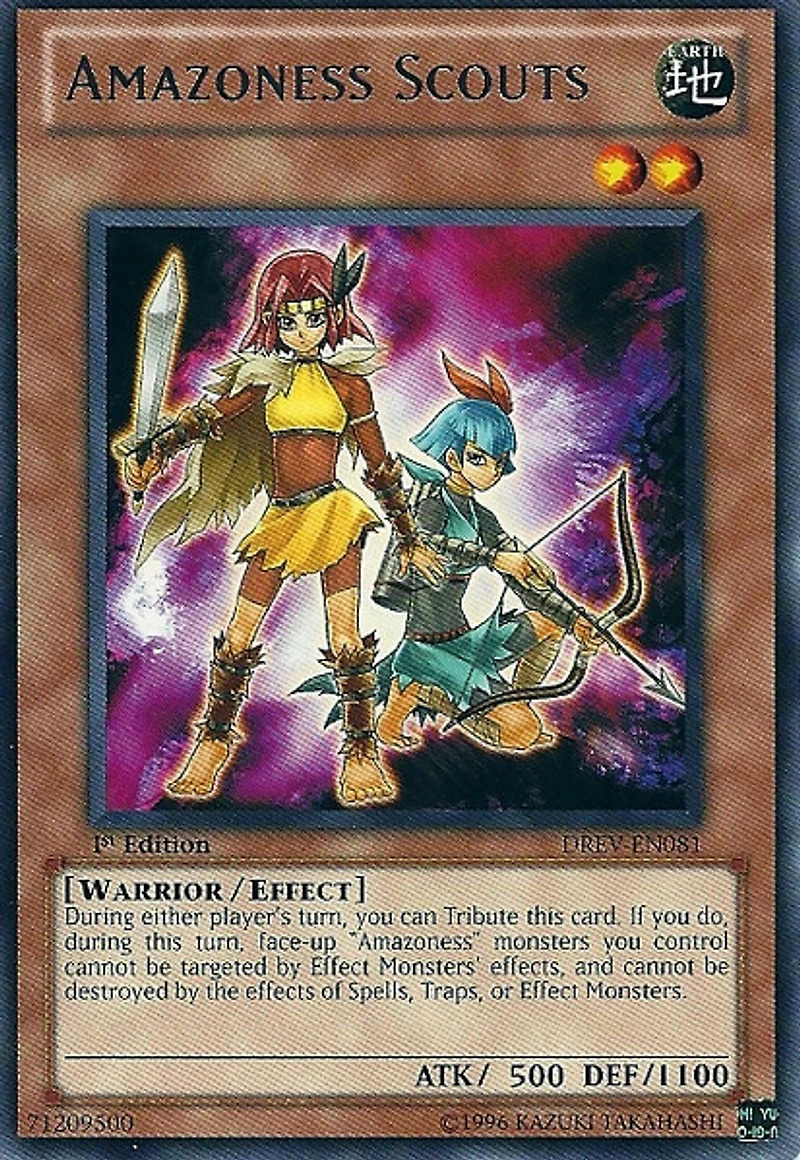 Amazoness Scouts - DREV-EN081 - Rare - 1st Edition