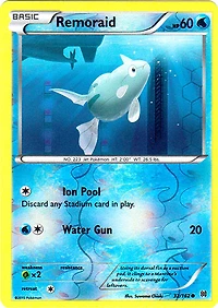 Remoraid - 32/162 Common Reverse Holo