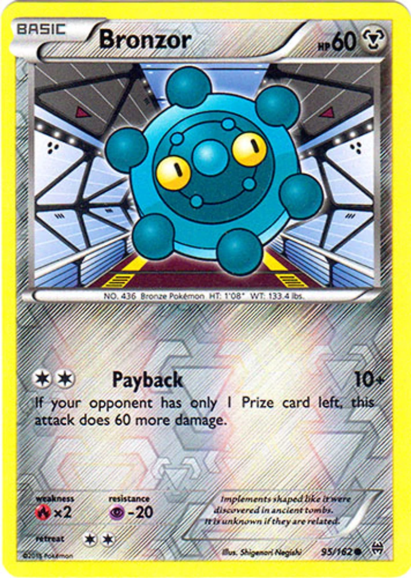 Bronzor - 95/162 - Common - Reverse Holo