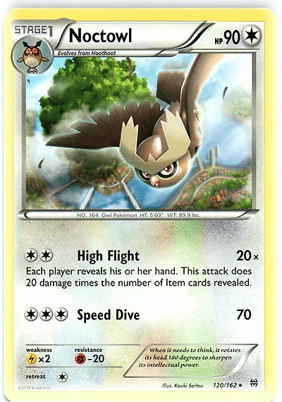 Noctowl - 120/162 - Rare