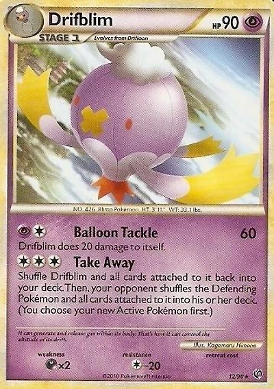 Drifblim - 12/90 - Rare