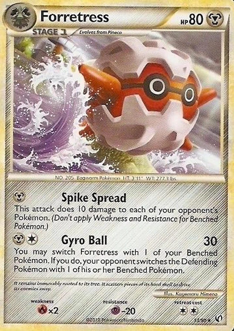 Forretress - 13/90 - Rare