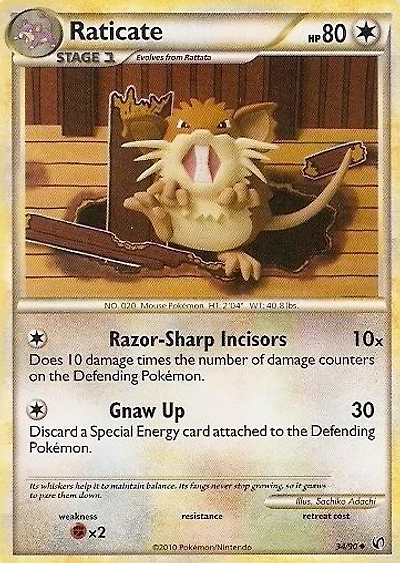 Raticate - 34/90 Uncommon