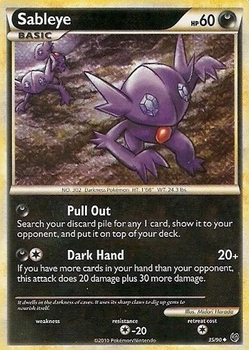 Sableye - 35/90 - Uncommon