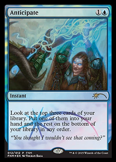 Anticipate - Foil FNM Promo