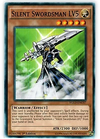 Silent Swordsman LV5 - YGLD-ENC07 - Common - 1st Edition
