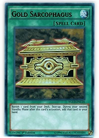 Gold Sarcophagus - YGLD-ENC26 Ultra Rare 1st Edition