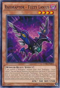 Raidraptor - Fuzzy Lanius - CORE-EN013 - Common - Unlimited Edition