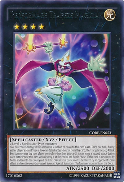 Performage Trapeze Magician - CORE-EN053 - Rare - Unlimited Edition