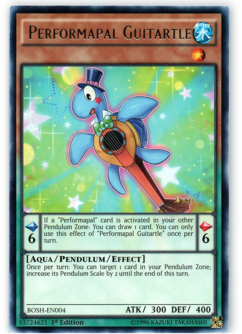 Performapal Guitartle - BOSH-EN004 - Rare - 1st Edition