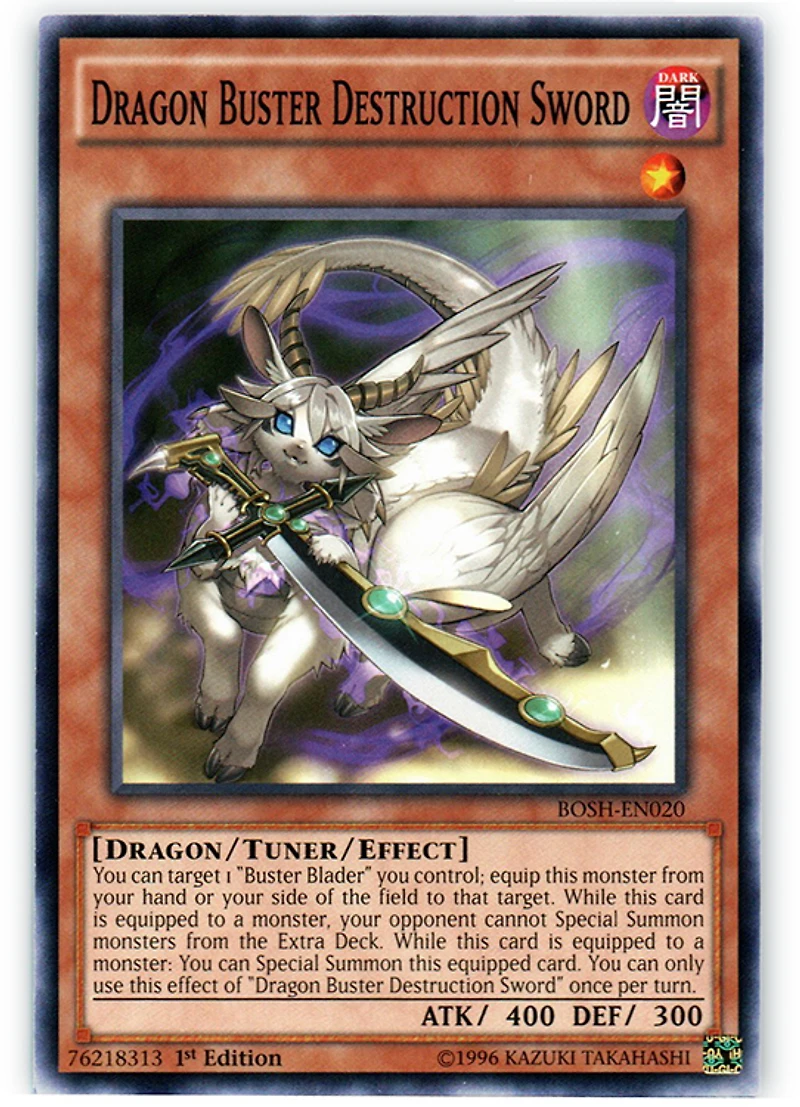 Dragon Buster Destruction Sword - BOSH-EN020 - Common - 1st Edition