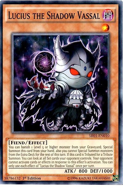 Lucius the Shadow Vassal - SR01-EN010 - Common - 1st Edition