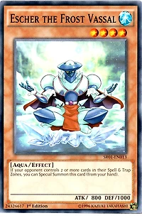 Escher the Frost Vassal - SR01-EN013 - Common - 1st Edition