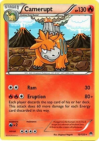 Camerupt - 13/122 - Rare