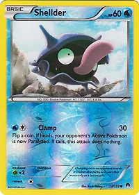 Shellder - 23/122 Common Reverse Holo