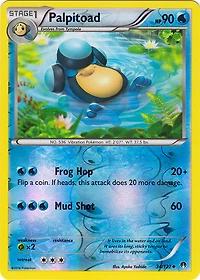 Palpitoad - 34/122 - Uncommon - Reverse Holo