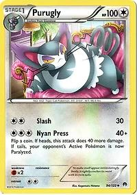 Purugly - 94/122 - Uncommon
