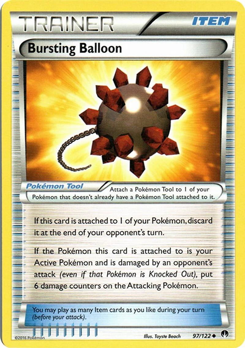 Bursting Balloon - 97/122 - Uncommon