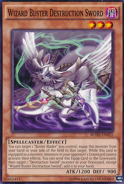 Wizard Buster Destruction Sword - BOSH-EN021 - Common - Unlimited Edition
