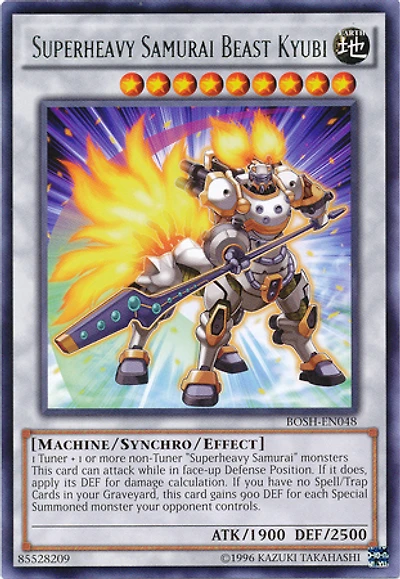 Superheavy Samurai Beast Kyubi - BOSH-EN048 Rare Unlimited Edition