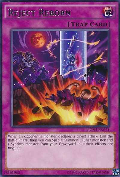 Reject Reborn - BOSH-EN071 - Rare - Unlimited Edition
