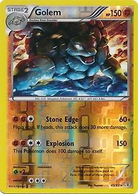 Golem - 45/83 - Holo Rare - Reverse Holo