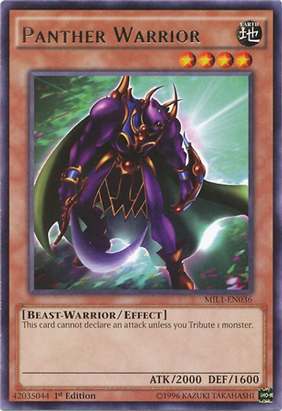 Panther Warrior - MIL1-EN036 - Rare - 1st Edition