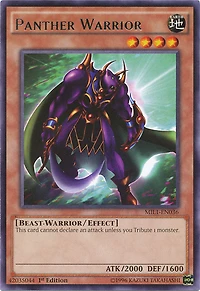 Panther Warrior - MIL1-EN036 - Rare - 1st Edition