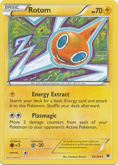 Rotom - 24/124 - Rare