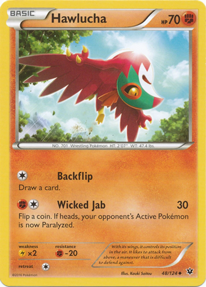 Hawlucha - 48/124 - Uncommon