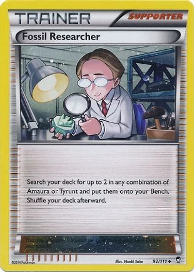 Fossil Researcher - 92/111 - Alternate Holo - Promo