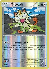 Meowth - 74/124 Common Reverse Holo
