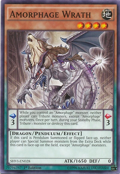 Amorphage Wrath - SHVI-EN028 - Common - 1st Edition