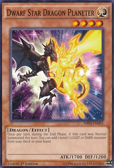 Dwarf Star Dragon Planeter - SHVI-EN093 - Common - 1st Edition